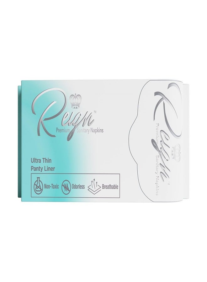 Reign Ultra Thin Panty Liners, Menstrual Sanitary Napkins for Women, Women's Period Pads (30 Count) - Image 1